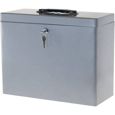 portable metal file box|locking file box.